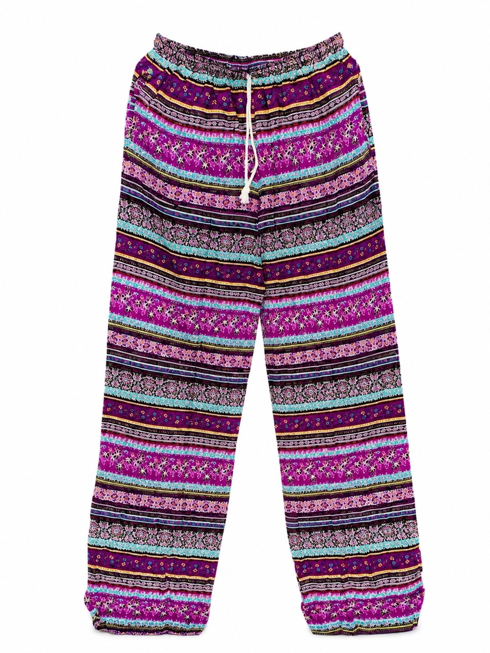 GOA Boho Hippie Harem Printed Pants Size S (Tag says L)runs small